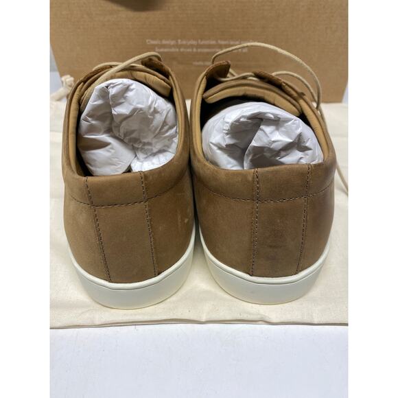 Brand New Nisolo Men's Size 8 Tobacco Brown Diego Everyday Sneaker Shoes - Picture 3 of 7